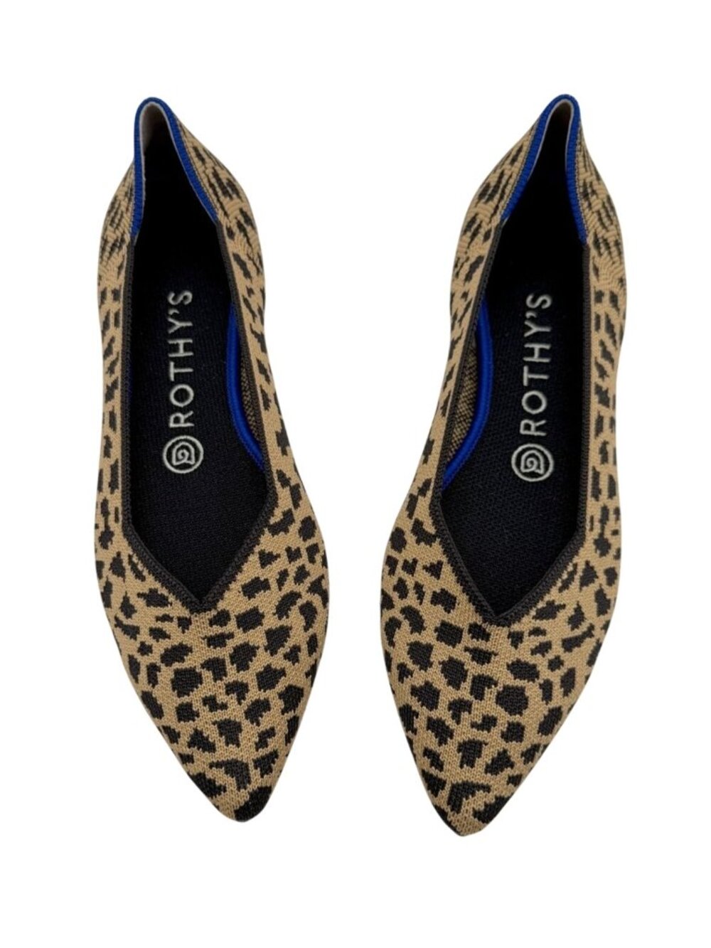 Rothy's The Point Leopard flats - Size 8
